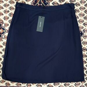 VERO MODA NWT Navy Blue Mikonos Utility Skirt Viscose EU38 US8 Career